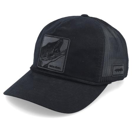 Skillfish - Svart trucker Caps - Grisjävel 939 Bachelor Black Trucker @ Hatstore