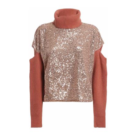 Pinko, Turtlenecks Roze, Dames, Maat:S