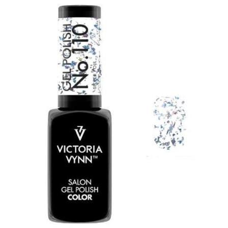 Victoria Vynn - Gel Polish - 110 Silver Foil - Gellack Blå