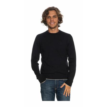 Armani Round-neck Strik Blå, Herre Strik