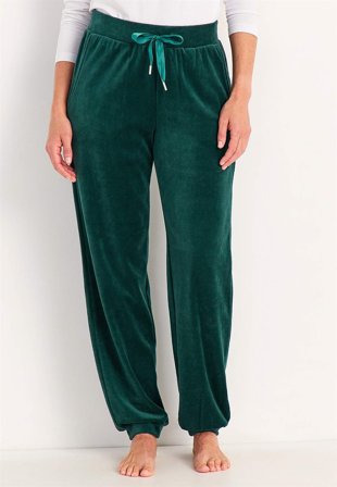 Cellbes of Sweden - Velourbyxa med mudd Wilma - grön - för damer - 46/48