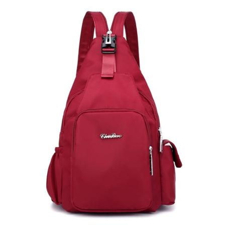 Kvinnlig ryggsäck axelväska skolväska Bröstväska med dubbla användningsområden i koreansk stil med stor kapacitet Multifunktionell Messenger Travel 