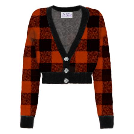 MC2 Saint Barth, Cardigans Rood, Dames, Maat:L
