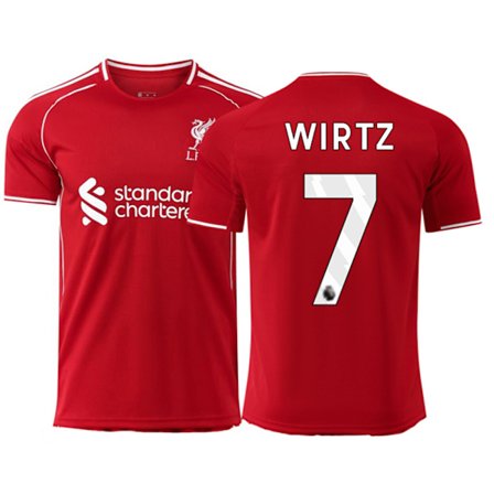 25-26 Liverpool F.C. Kotipaita NO.7 WIRTZ Jalkapallopaita S-2XL