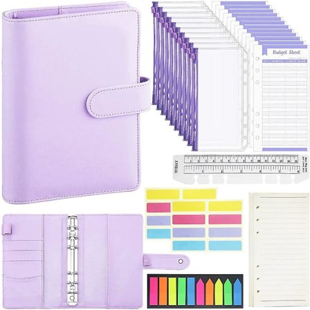 A6 Budget Binder, a6 Penge Organizer Til Kontanter, Budget Binder Med Kontantkuverter, Budget Kuverter O