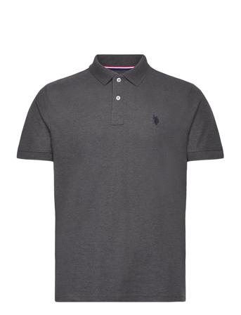 Uspa Polo Alfred Men Polos Short-sleeved Grå U.S. Polo Assn.*Betinget Tilbud