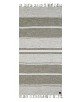 Garnmatta Vindö Olivgrön - 60 x 110 cm - KM Carpets