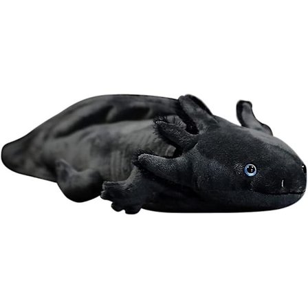 SSRGV 19,6 tuuman simuloitu aksolotli pehmolelu Kawaii pehmeä täytetty eläin aksolotli pehmolelu tyynynukke (musta)