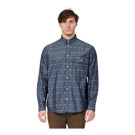 Armani Exchange Shirt Blå, Herre Skjorter