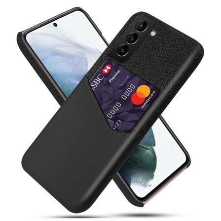 Bofink Samsung Galaxy S21 FE Card Suojakuori - Musta Black