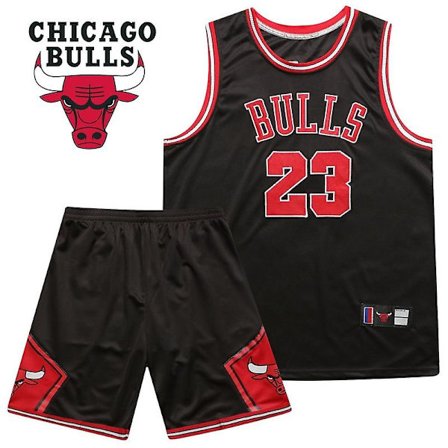 Nba Jersey Bulls nr. 23 ichael Jordan Basketball Jerseysett