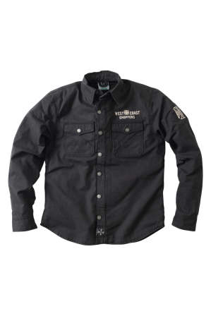 Jakke West Coast Choppers Forged Svart S