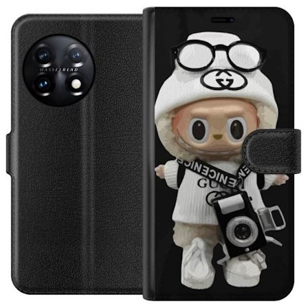 Kompatibelt Lommeboketui til OnePlus OnePlus 11 Stilig designerfigur med kamera og streetwear, leken samlerfigur i trendy urban estetikk og minimalist