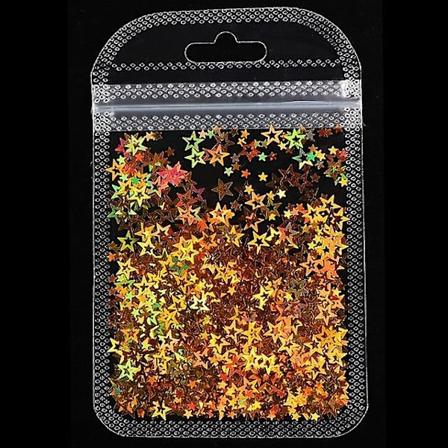 3d Nageldekoration naturliga blommiga klistermärken Blandad torr blomma KXX5