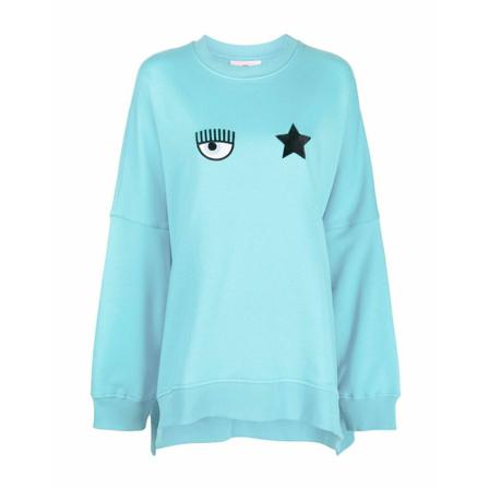 Chiara Ferragni Collection Chiara Ferragni Truis Clear Blue , Blauw , Dames , Maat: S