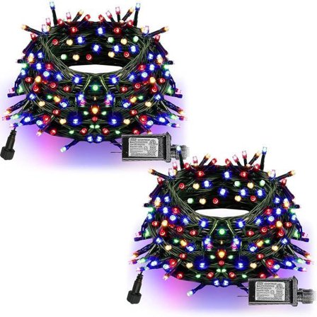 20 m 200 LED RGB Fargeskiftende Julelys Kompatible med Juledekorasjoner[JUN] RGB (Rød, Grønn, Blå) RGB (Rød, Grønn, Blå) 400 LED