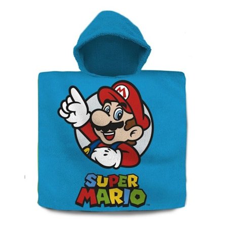 Super Mario ponchohandduk Victory 60x120 cm