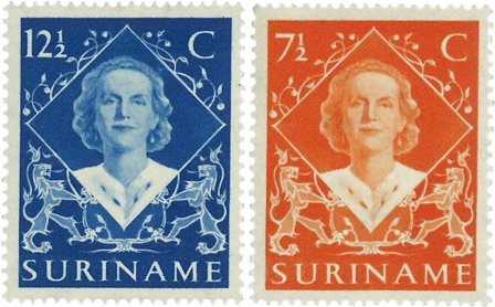 Suriname 1948 - NVPH 276/77 - Postfrisk