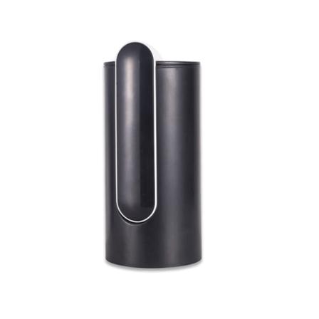 Liten hopfällbar vattendispenser tystar stor sugvattenanordning black