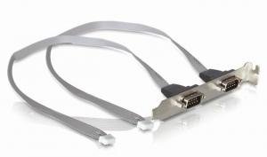 Delock serielt panel - DB-9 til 10 pin IDC