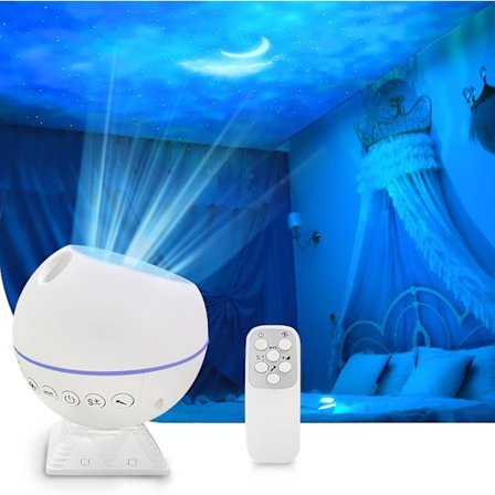 Galaxy Star Sky Projector, Projection Star Night Light, Led Ceiling Projection Night Light Nebula Starry Sky Cloud Moon With Remote Control,10 Colorfu