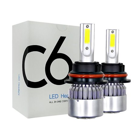 C6 H1 H3 LED Bilstrålkastare H7 LED Strålkastare Glödlampor H4 880 H11 HB3 9005 HB4 9006 H13 6000k 72w 12v 7200lm Bil Lampor Dimljus