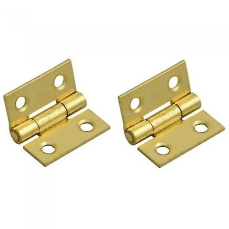 Messing Hængsler (Pakke med 2) 25mm Guld