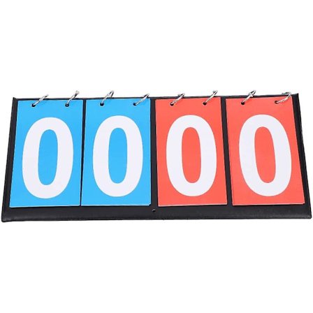 Bærbar Bord-Scoretavle, Multi-sports Score Flip Scoreboard Scorer