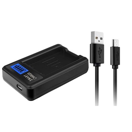 EN-EL5 LCD USB-kamerabatterilader ladedokkingstasjon for 3700 4200 5200 P510 P5100 P520 5900 7900 kamerabatteri