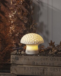 Solcelledekorasjon Sandy Hvit