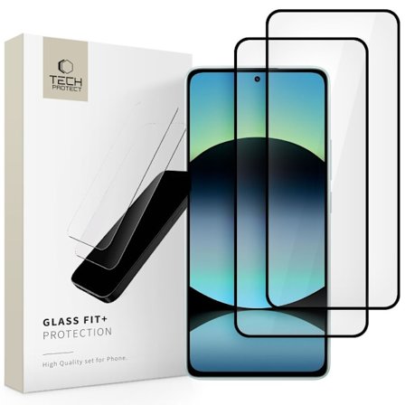 Tech-Protect Redmi Note 14 5G/4G 2-PACK Skärmskydd Glass Fit+