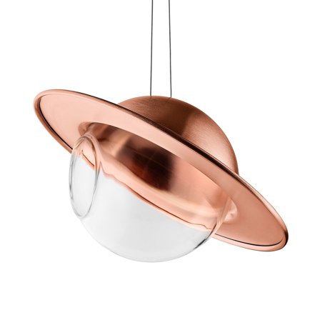 Eva solo Saturn fuglemater, kobber' - 'Kobberbelagt