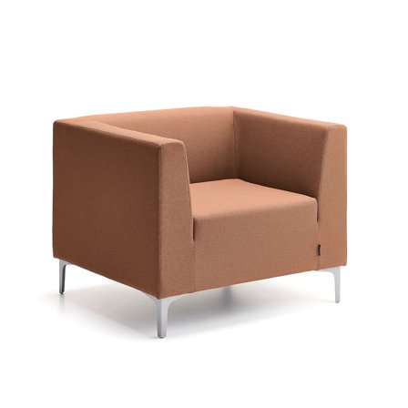 Armchair CASUAL, fabric CURA, copper