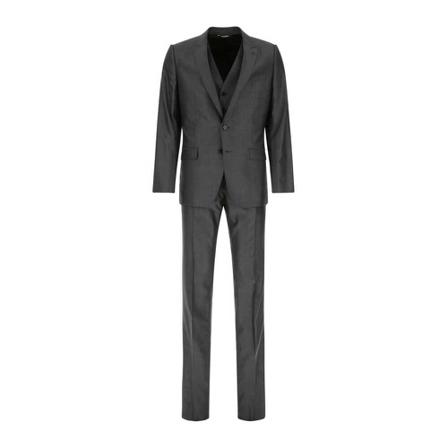Dolce & Gabbana Single Breasted Suits Grå, Herre Jakkesæt