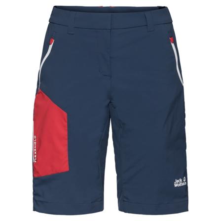 Jack Wolfskin Women's Overland Shorts Women hiking shorts Blue 34