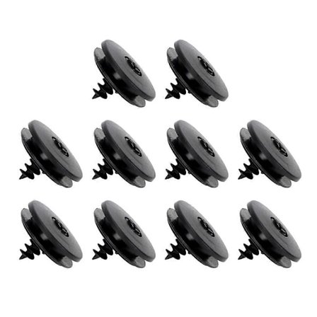 Bil Måtte Tæppe Clips Fikseringsgreb Klemmer Gulvholdere Ærmer Premium Kit Anti Skrid Fastgørelse Tilbehør 10 stk.[D]