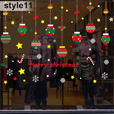 Juldekal Fönsterdekal Xmasdekaler STYLE11 - high quality