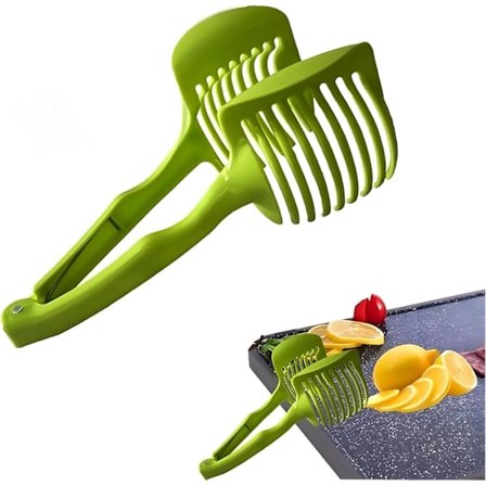 Sitron Tomat Matklyper, Manuelle Fruktverktøy, Rund Frukt- og Grønnsakskutter, Praktiske Ikke-Oppladbare Kjøkkenredskaper