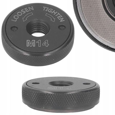 SDS-Click Låsemutter M14 – Hurtigfeste for Vinkelsliper | 115–230 Mm | Verktøyfri | Kompatibel med Bosch, Makita