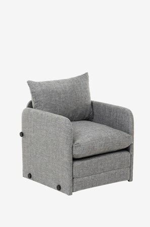 Hanah Home - 1 sete sovesofa Saga - Grå - Sovesofaer - Fra Homeroom