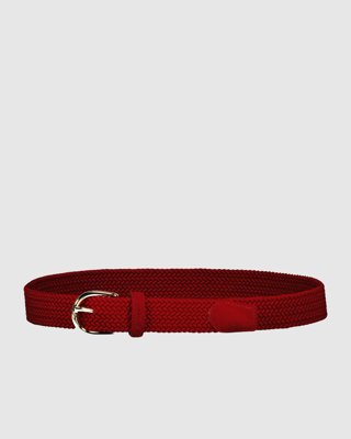 GANT - Elastiske flettet belte til dame bright red
