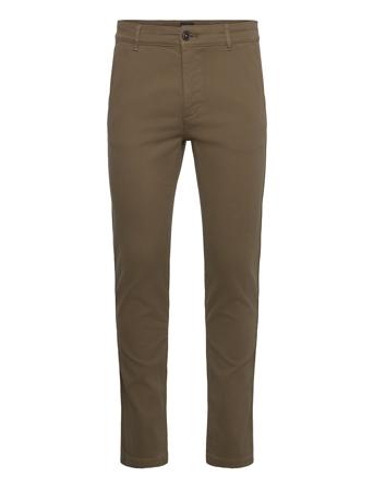 Chino_Slim Bottoms Trousers Chinos Khaki Green BOSS