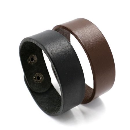 Enkel personlighed herre læderarmbånd sort læderarmbånd brunt læderarmbånd dame læderarmbånd