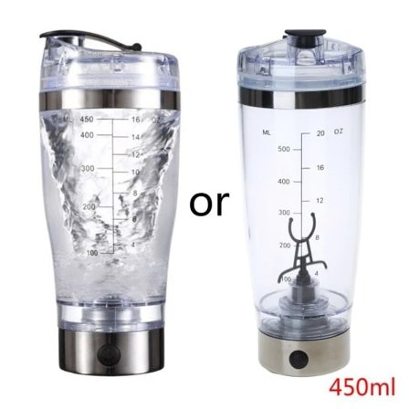 450ml/600ml USB Genopladelig Elektrisk Blender Kop Bærbar Protein Pulver Automatisk Shaker Flaske Lækagesikker Mixer til Milkshakes Sukker Kaffe