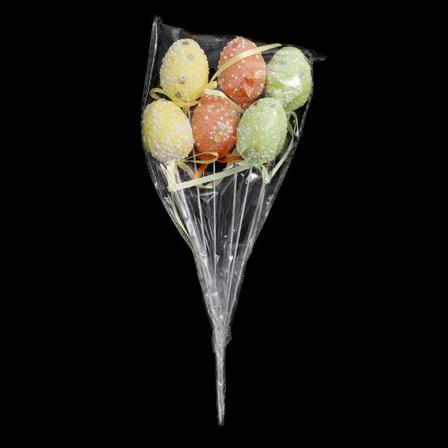 6 kpl pääsiäismunavaahtomunariipus 4CMA A 4CMA