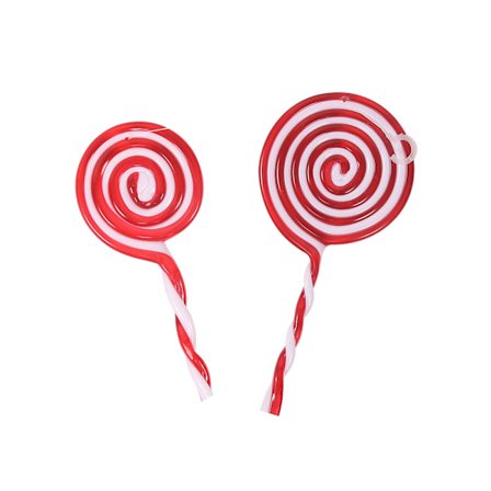 2 kpl joulutikkarin riipuksia joulukuusen koristeeksi