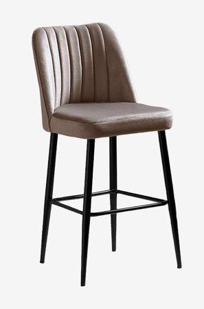 Hanah Home - Sæt med barstole (2 stk.) - Vento - Brun - Barstole & -taburetter - Fra Homeroom