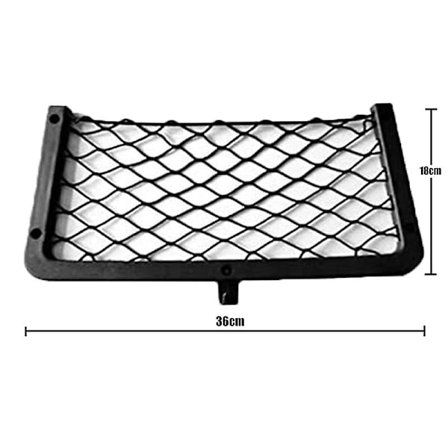 Elastiskt nät för bil, förvaringsficka, lastnät, ryggstödsorganisatör, bil, husvagn, båt, camping, biltillbehör| |