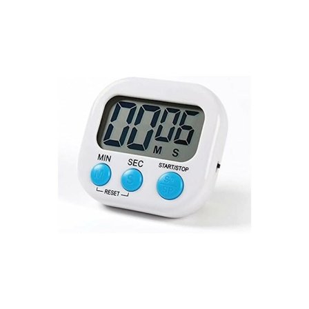 Magnetisk køkkentimer med stort LCD-display Timer til madlavning Studie Høj alarm og nedtællingstimer T-Audace