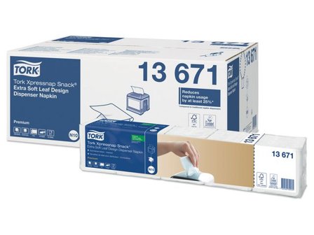 TORK Servett Pre N10 2-lag vit 500/fp - Lyreco - Kök och servering - Servetter och dukar - Dispenserservetter